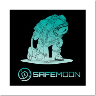 Safemoon coin Crypto coin Cryptocurrency Posters and Art